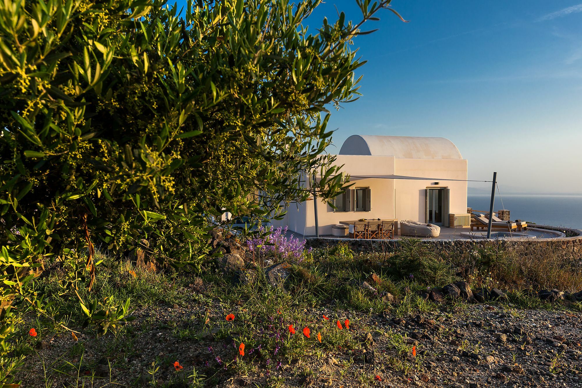 Villa Vinea Santorini Имеровигли Экстерьер фото